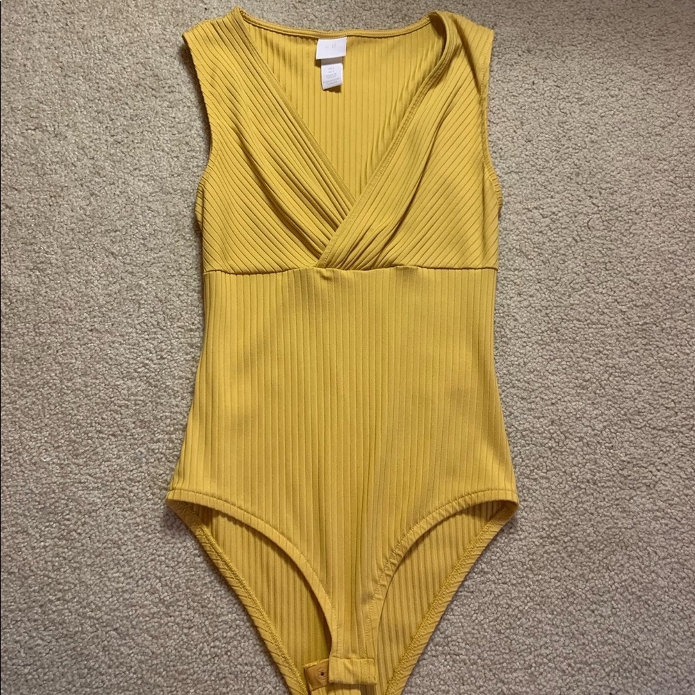 H&M Yellow Bodysuit